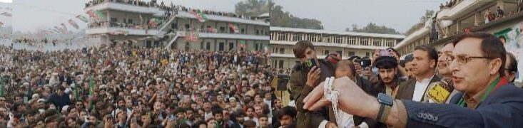 بونیر: پی ٹی ائی کے مرکزی چیئرمین بیرسٹر گوہر کی ریاستی اداروں کو مزاکرات کی پیشکش