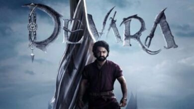 تامل سپر اسٹار این ٹی آر جونیئر کی نئی فلم 'دیورا' کا پوسٹر جاری
