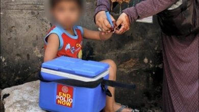 لسبیلہ میں ماحولیاتی نمونے میں پولیو وائرس کی تصدیق ہوئی ہے، وزارت صحت