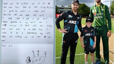 پاک نیوزی لینڈ سیریز؛ ٹاس کیلئے سکہ دینے والے بچے کا نوٹ منظر عام پر آگیا
