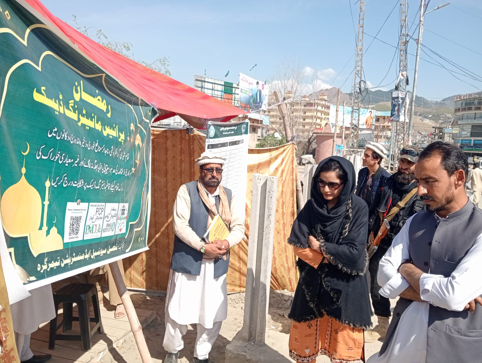 اسسٹنٹ کمشنر کا تیمرگرہ بازار کا اچانک دورہ