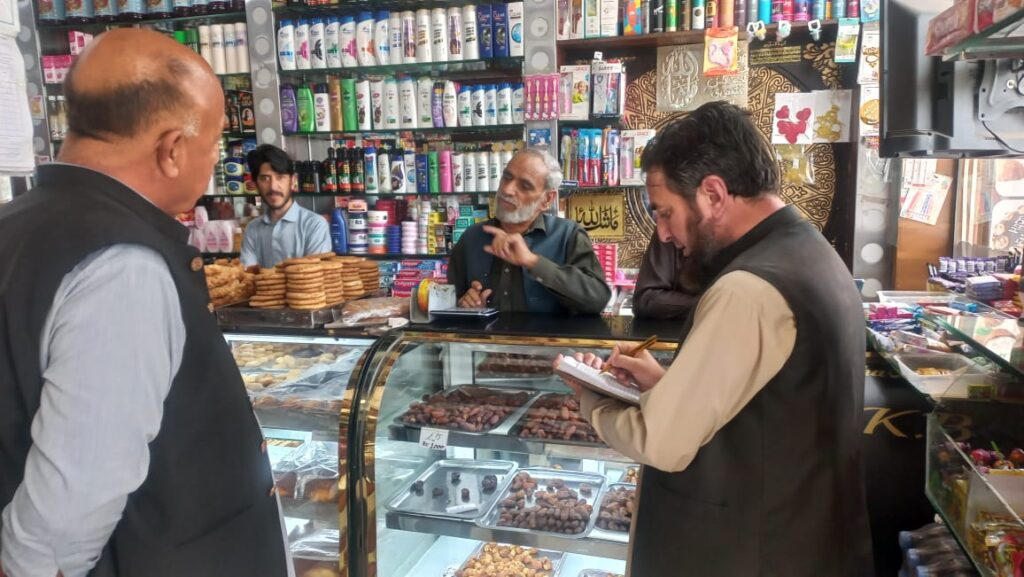 سرکاری ریٹ سے تجاوز پر متعلقہ دوکانداروں کے خلاف فوڈ ایکٹ کے تحت مراسلے جاری