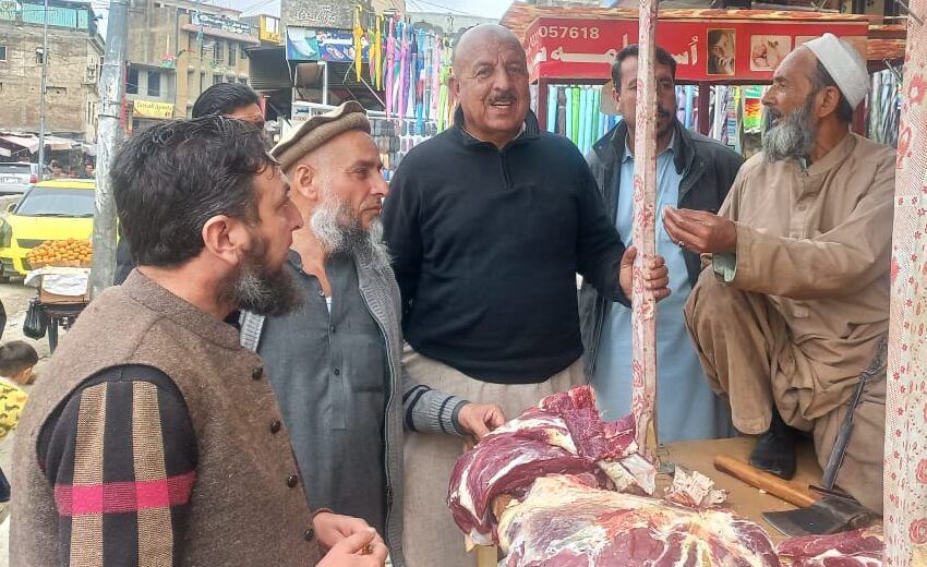 سب ڈویژن تیمرگرہ میں قصائیوں کے خلاف کاروائی۔