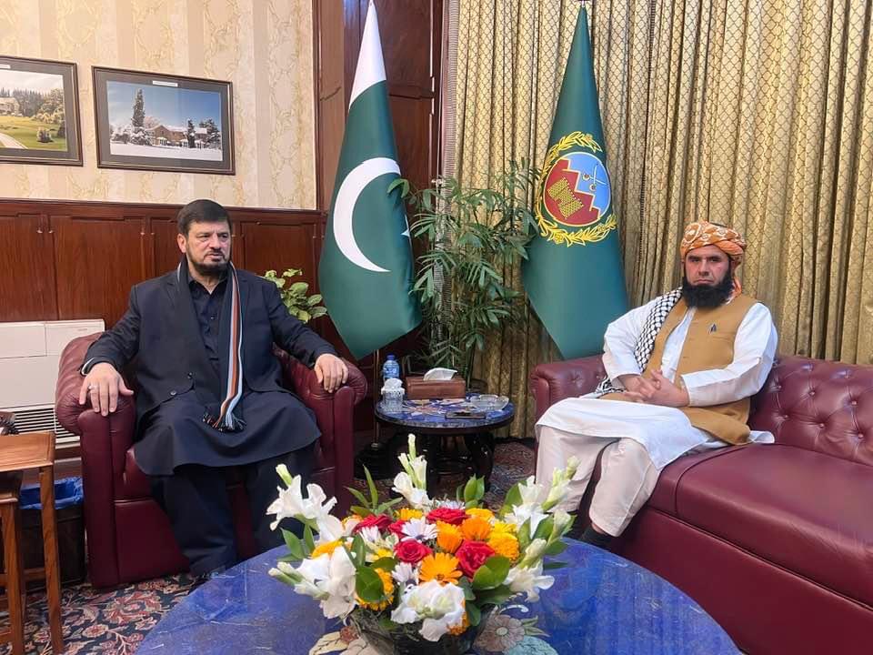 مولانا نبی شاہ کی گورنر خیبرپختونخوا سے ملاقات