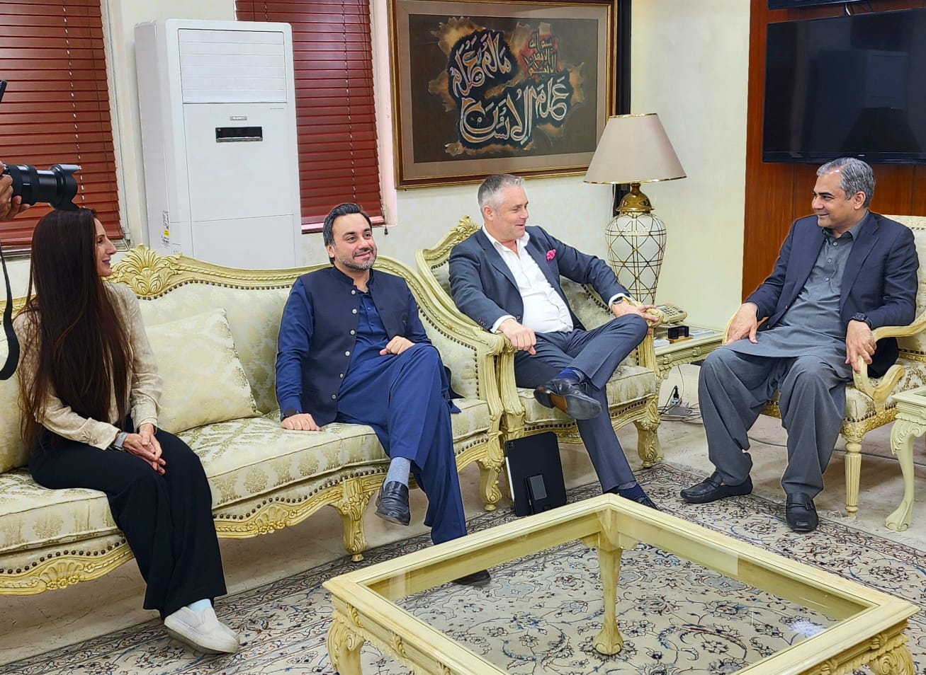 چیئر مین پاکستان کرکٹ بورڈ سے آئی سی سی کے وفد کی ملاقات