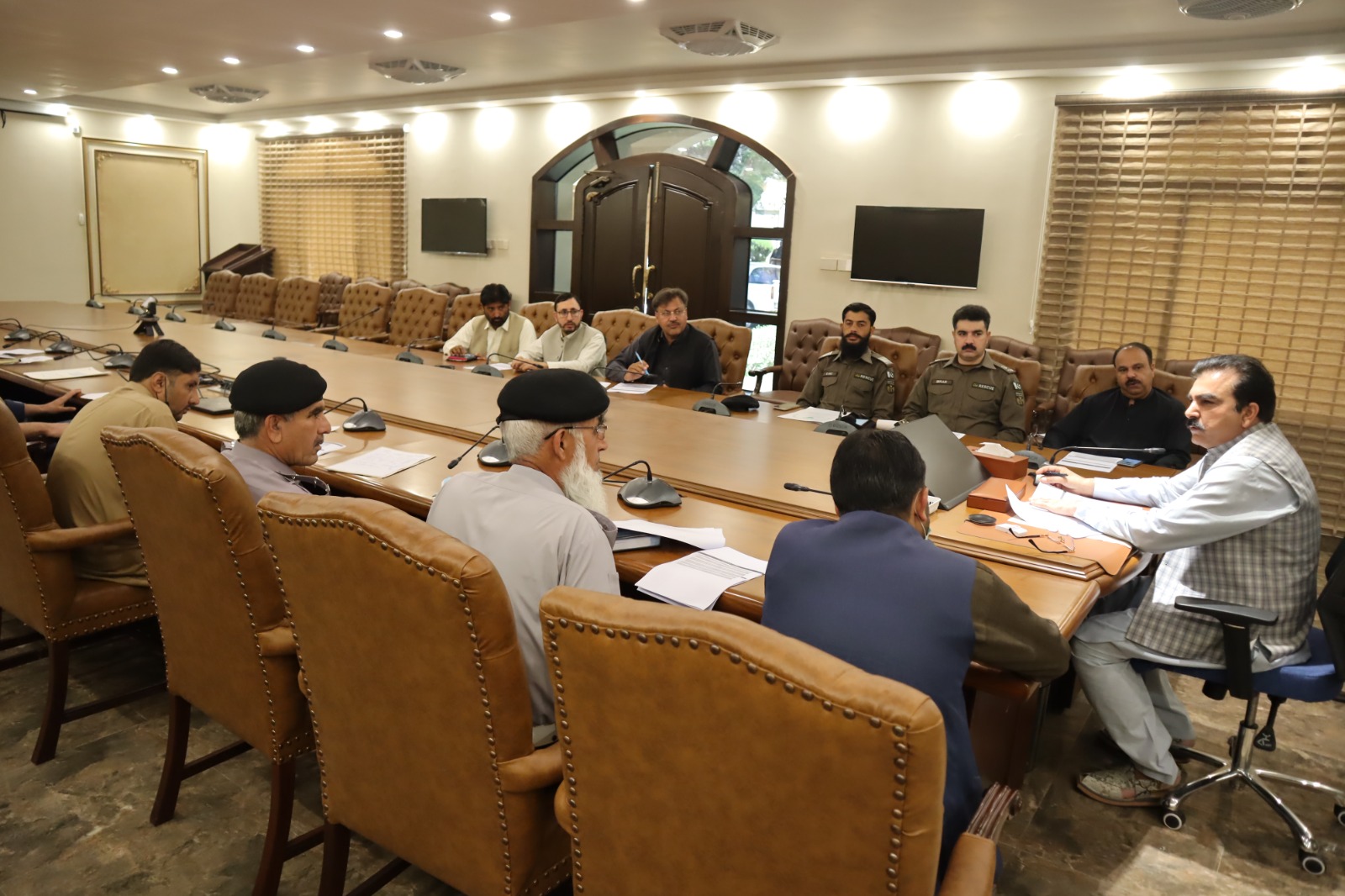 دیر پائین: عیدالفطر کی تیاریوں کے حوالے سے میٹنگ