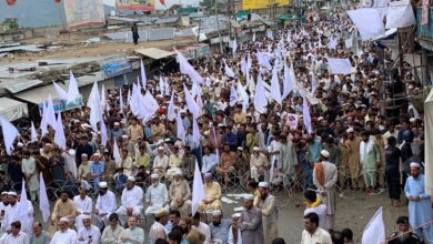 باجوڑ: بدامنی کے خاتمے کے لیے احتجاجی دھرنا، ہزاروں افراد کی شرکت