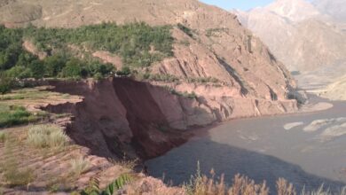 ریشن گاوں دریائی کٹاو کی زد میں، کروڑوں کی لاگت سے بنائی گئی حفاظتی دیوار ناکام