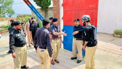 ڈی پی او سوات نے سیکیورٹی انتظامات کا جائزہ لیا، پولیس جوانوں کو شاباش دی