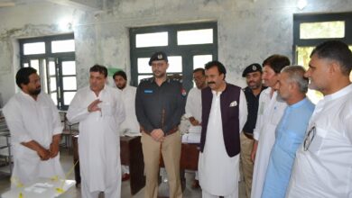 ریجنل پولیس اور الیکشن افسران کا باجوڑ میں ضمنی انتخابات کے پولنگ سٹیشنز کا دورہ