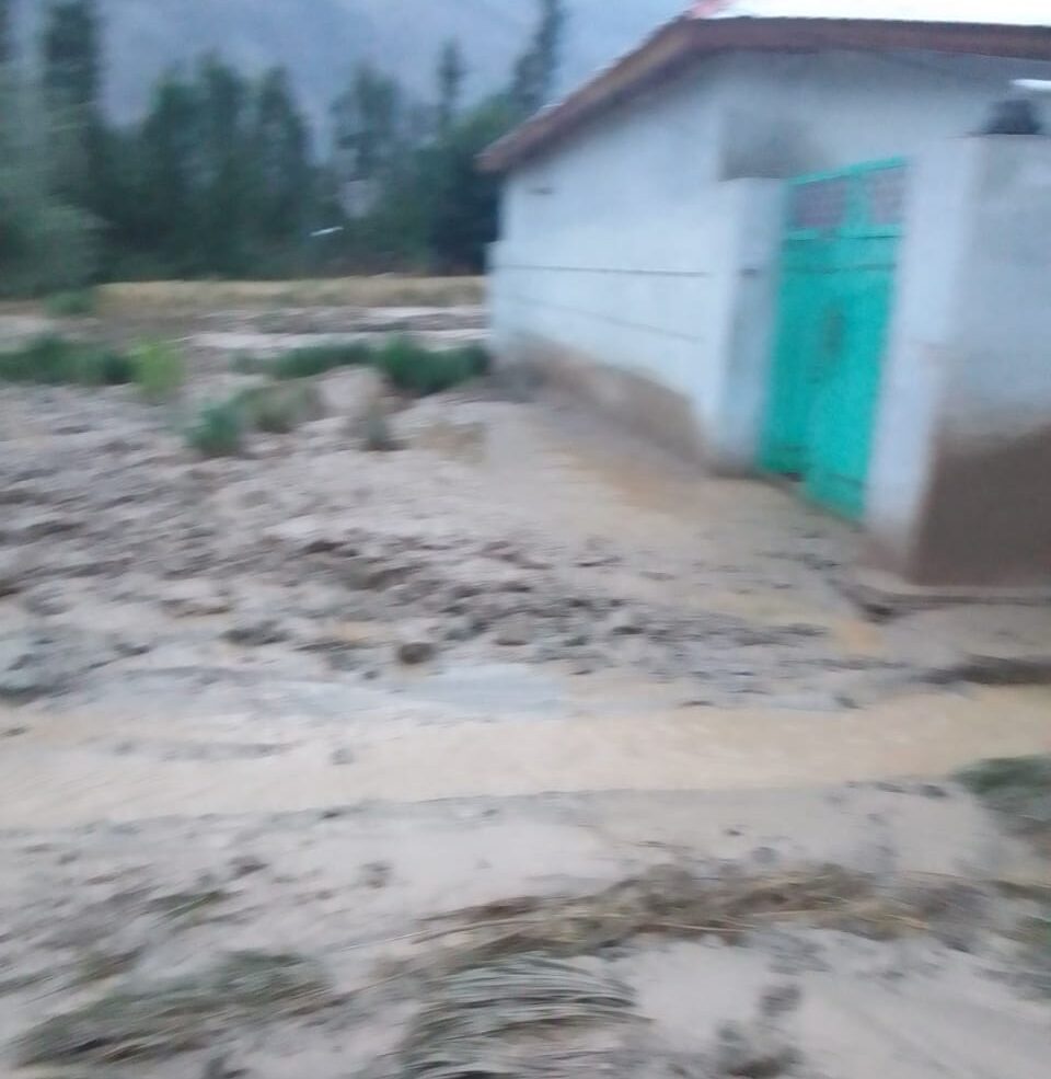 تورکھو سو ریچ میں سیلاب کی تباہی، دو ہلاک، 43 گھرانے مکمل تباہ، 42 کو جزوی نقصان