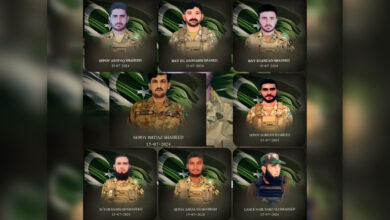 بنوں چھاؤنی پر حملہ، آٹھ پاکستانی سکیورٹی اہلکار شھید