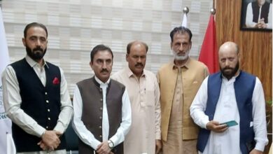 کراچی سے منتخب ایم پی اے ساجد میر کی پشاور میں مشیر سیاحت سے ملاقات