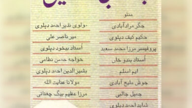 شاھد احمد دہلوی کی کتاب چند ادبی شخصیتیں پر تبصرہ