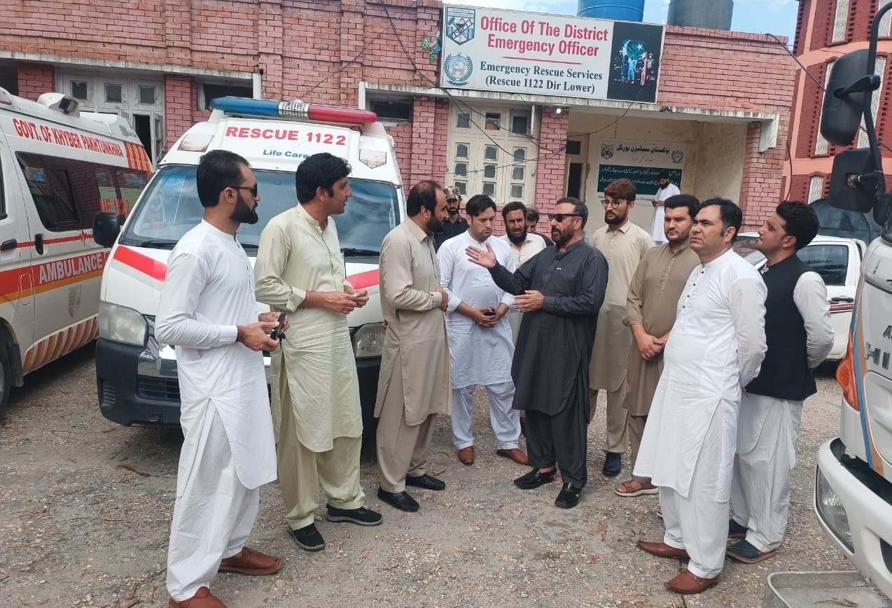 ایم پی اے ملک شفیع اللہ خان نے ریسکیو 1122 دیر لوئر کا دورہ کیا، کارکردگی کو سراہا