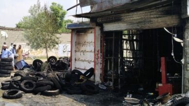تیمرگرہ: ٹائروں کی دکان میں خوفناک آتشزدگی