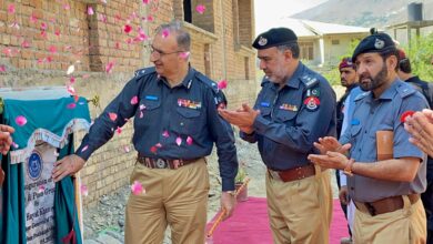 انسپکٹر جنرل اف پولیس خیبرپختونخوا اختر حیات خان کا دورہ لوئر چترال۔