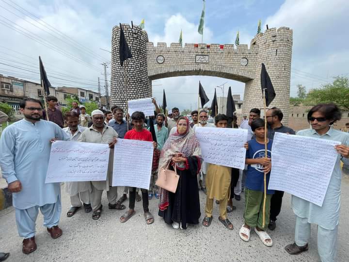 خیبر: 11اگست یوم اقلیت کرسچین برادری کا مطالبات کے حق میں مظاہرے