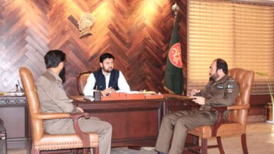 لویردیر: ڈسٹرکٹ ایمرجنسی آفیسر کی ڈپٹی کمشنر محمد عارف خان سے ملاقات