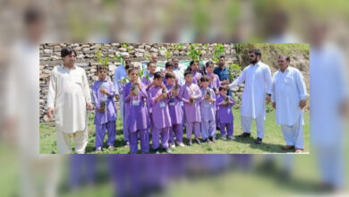 ڈگر: ٹی ایم او ظہور احمد کی قیادت میں مون سون شجرکاری مہم کا تیسرا ہفتہ، طلباء کی شرکت