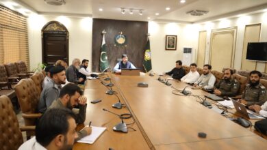 دیر پائین: ڈپٹی کمشنر محمد عارف خان کی زیرصدارت ایم ڈی کیٹ ٹیسٹ کی تیاریوں کے حوالے سے اہم میٹنگ