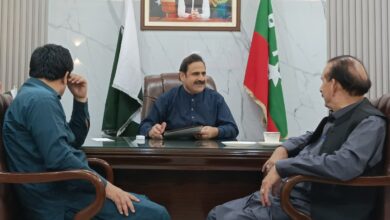 فضل حکیم خان کی ملاکنڈ ڈویژن کے کارکنوں کو لاہور جلسے میں شرکت کی ہدایت