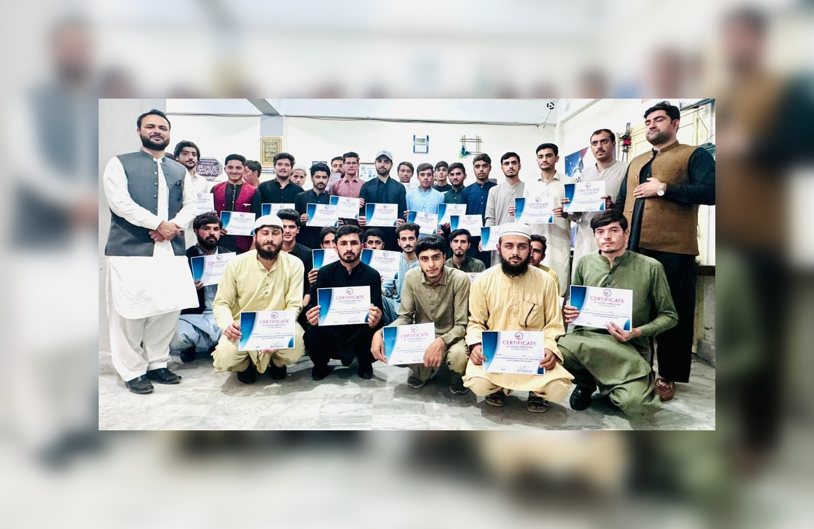 سی سی ٹی وی کیمرہ انسٹالیشن کورس کا کامیاب اختتام