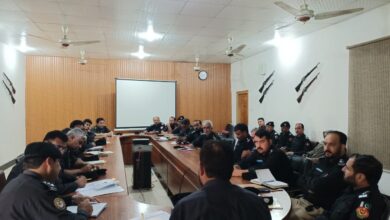 سوات: ایڈیشنل ایس پی کی زیر صدارت کرائم میٹنگ، پولیس کو سیکورٹی مزید سخت کرنے کی ہدایت