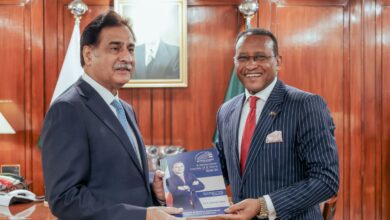 اسپیکر قومی اسمبلی سردار ایاز صادق سے ایتھوپیا کے سفیرڈاکٹر جمال بکر عبداللہ سے ملاقات۔