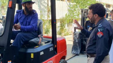 دیر بالا ٹریفک پولیس کو نئے فورک لفٹرز کی فراہمی، ٹریفک نظام میں بہتری کا عزم