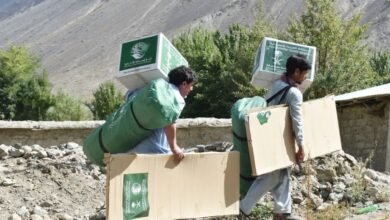 دیر کنگ سلمان ریلیف سینٹر کی سیلاب متاثرین میں امدادی کٹس تقسیم