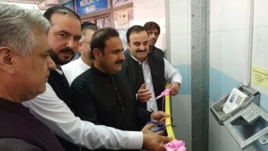 سوات سیدو شریف ہسپتال میں بائیومیٹرک سسٹم کا افتتاح