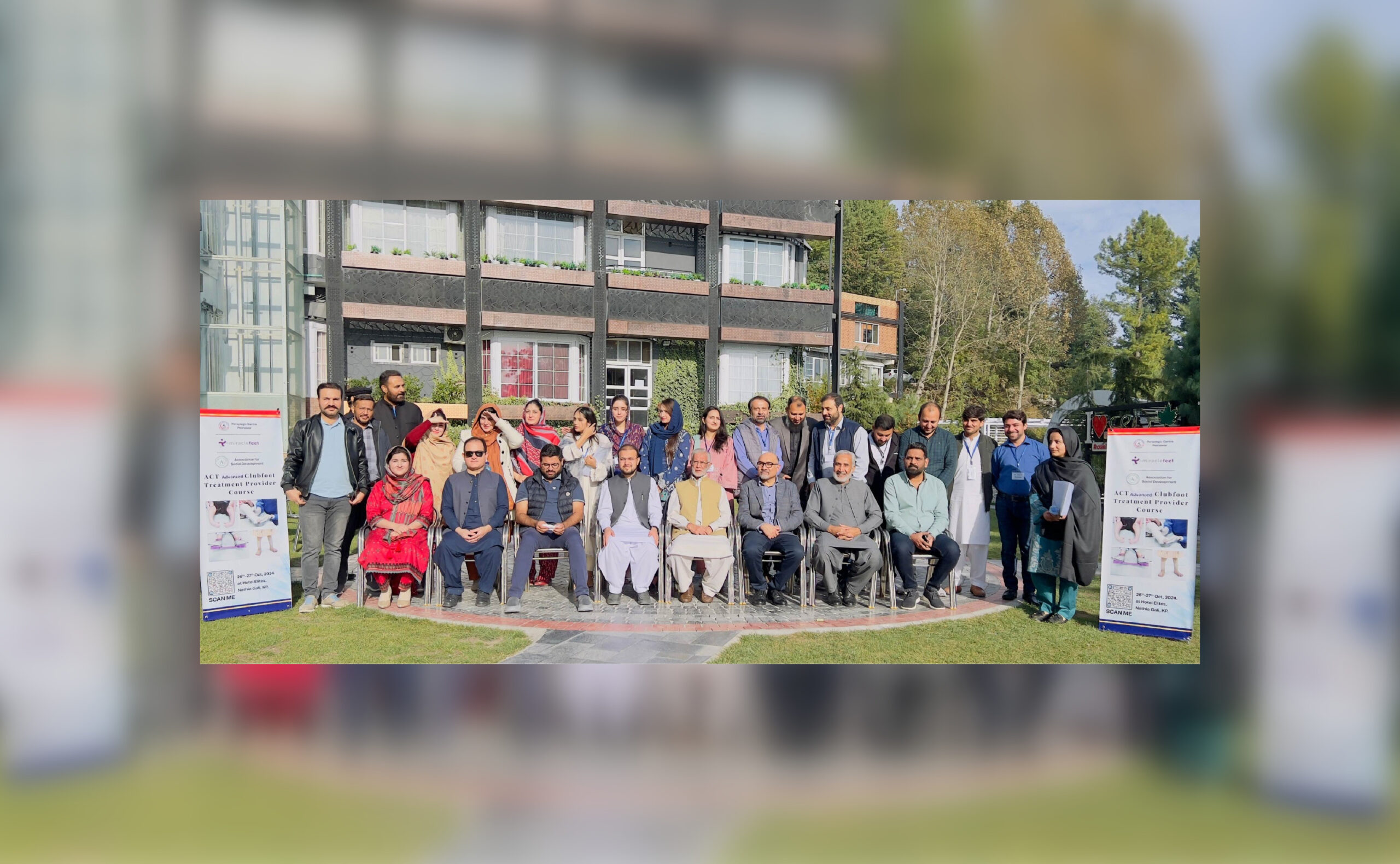 نتھیاگلی میں دو روزہ ایڈوانسڈ کلب فٹ ٹریٹمنٹ پرووائیڈر کورس اختتام پذیر