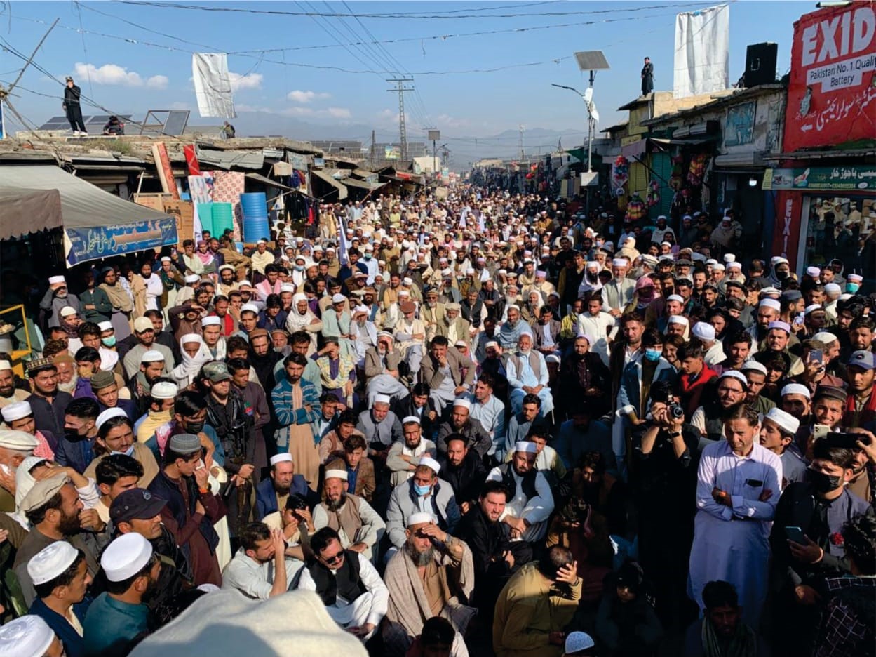 جماعت اسلامی کے سیکرٹری جنرل حمید صوفی کے قتل پر باجوڑ میں ہزاروں افراد کا احتجاج