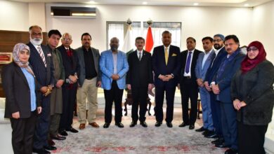 آئی سی سی کے وفد کا عراق کے سفارتخانے کا دورہ