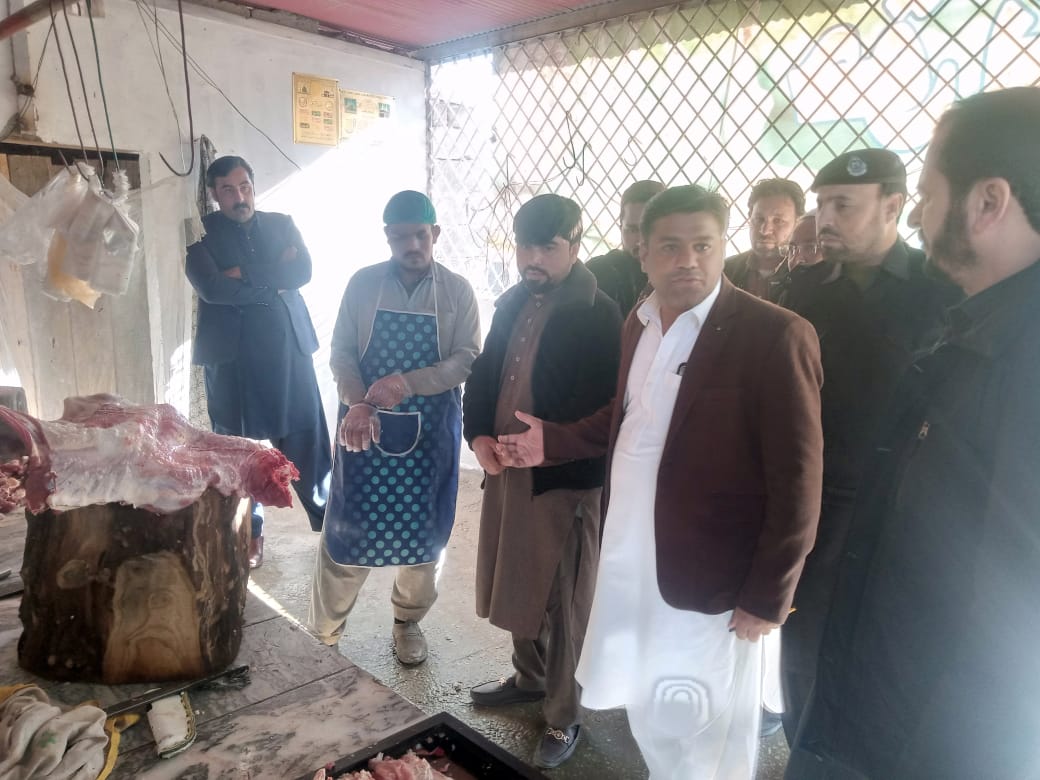 ادینزائی: ماڈل بوچر شاپ کا قیام، میڈیا کی موجودگی میں انسپیکشن اور قصائیوں کو ہدایات