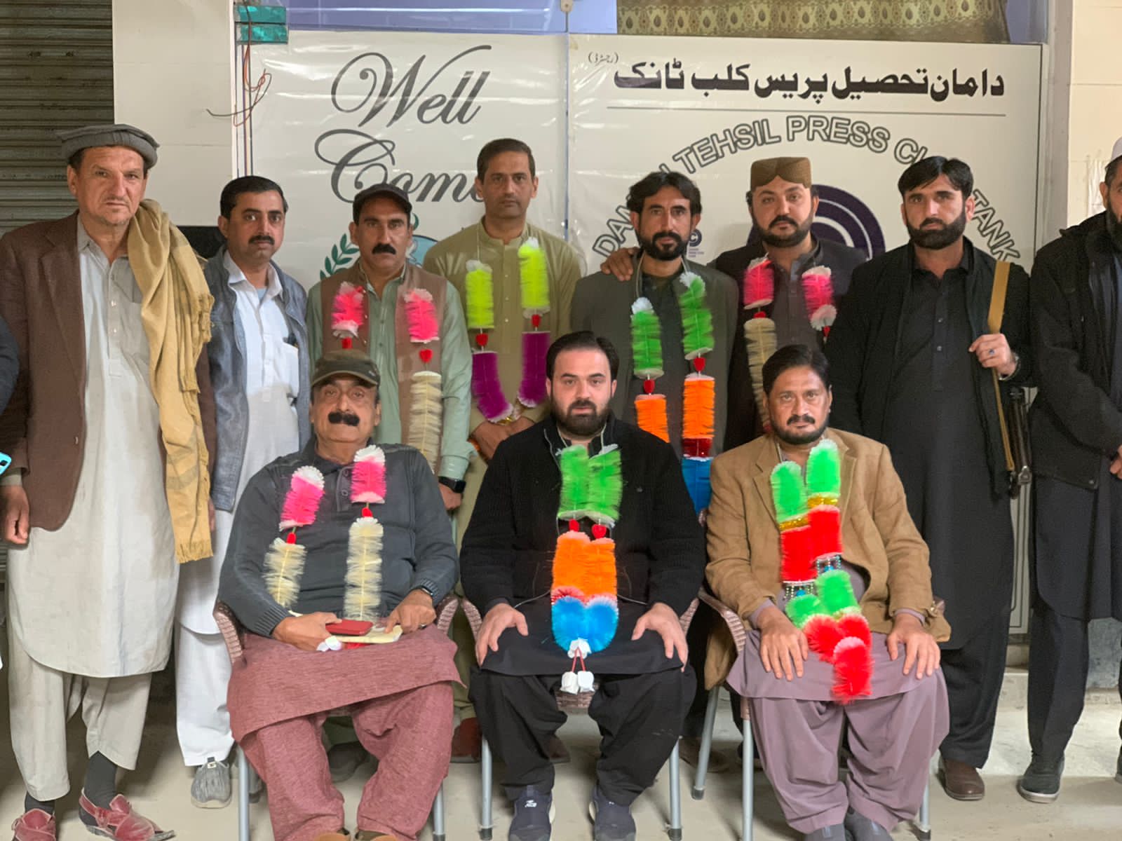 عثمان بیٹنی کا ٹانک پریس کلب دورہ، نو منتخب کابینہ کو مبارکباد