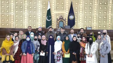ویمن میڈیا سینٹر کے طلبہ کا خیبر پختونخوا اسمبلی کا دورہ: پارلیمانی رپورٹنگ اور اسمبلی امور پر بریفنگ