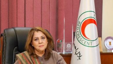 محترمہ فرزانہ نائیک نے چیئرپرسن ہلالِ احمر پاکستان کا چارج سنبھال لیا