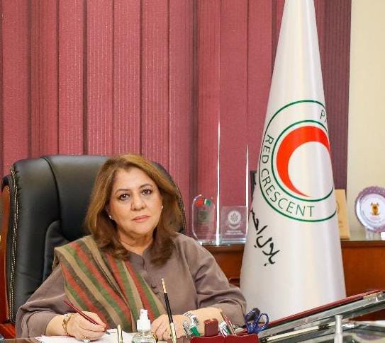 محترمہ فرزانہ نائیک نے چیئرپرسن ہلالِ احمر پاکستان کا چارج سنبھال لیا