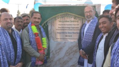 ٹانک میں عوامی ایجنڈا کے تحت ڈیویلپمنٹ منصوبوں کا افتتاح