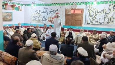 وادی تالاش: قومی اصلاحی جرگہ کا امن و امان برقرار رکھنے کا عزم