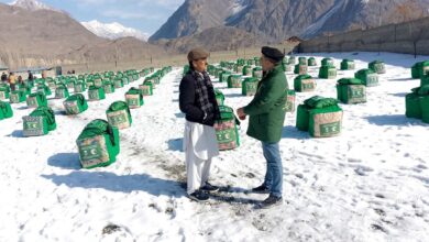 اپر چترال میں کنگ سلمان فاؤنڈیشن کی جانب سے مستحقین میں ونٹر کیٹس کی تقسیم